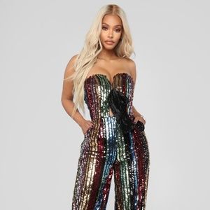 Fashionnova Sequin Jumpsuit